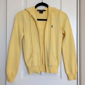 LIKE NEW Ralph Lauren Sport Cotton Full-Zip Hoodie